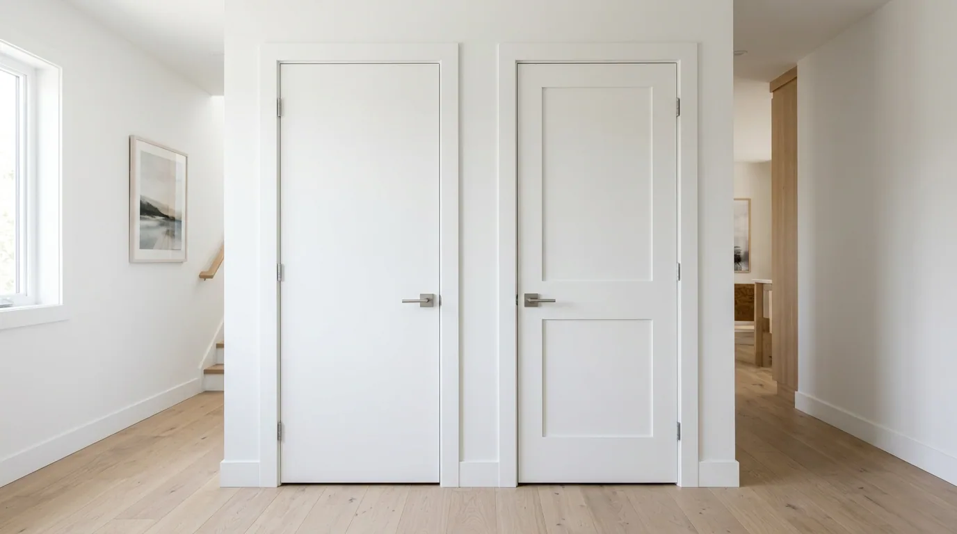 Flush Doors vs. Panel Doors: Which Should You Choose?